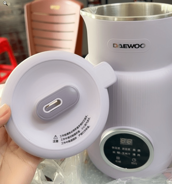 review Máy làm sữa hạt mini Daewoo