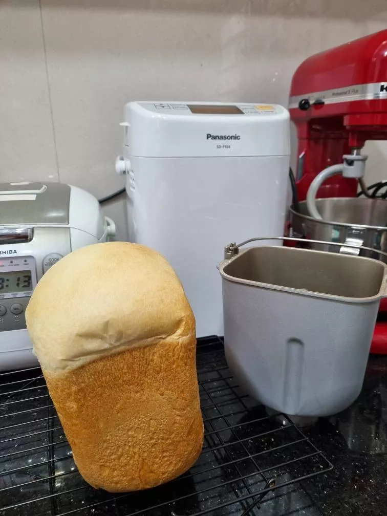 review máy làm bánh mì panasonic sd-p104